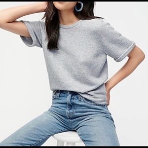 J Crew short sleeve sweater in supersoft yarn